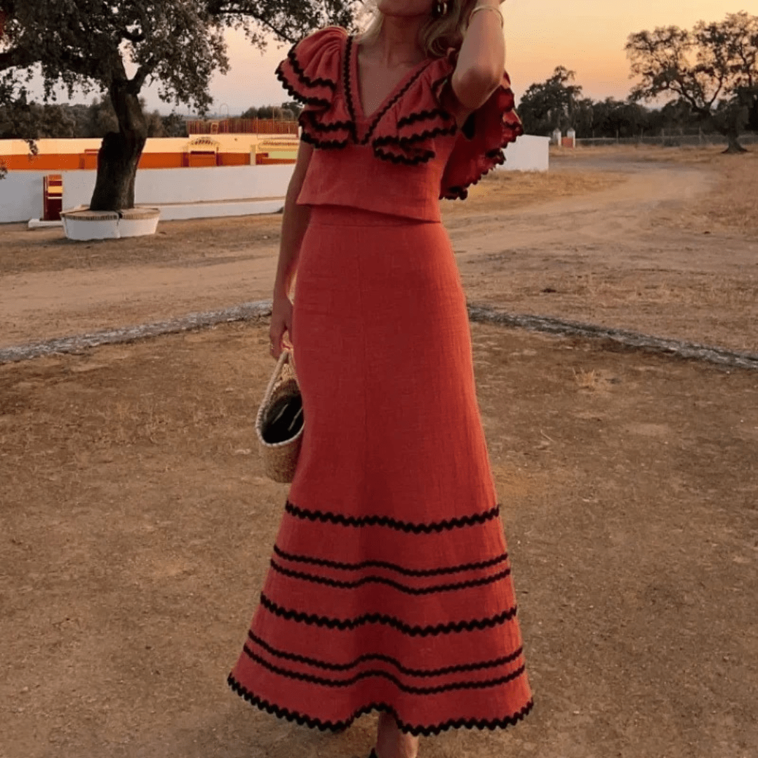 Alexandra - Top en rok set