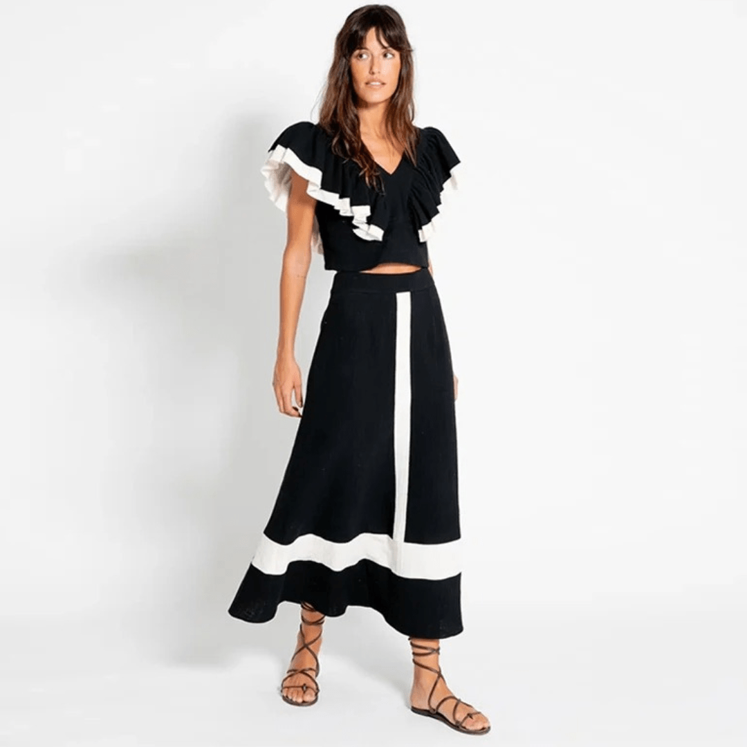 Alexandra - Top en rok set