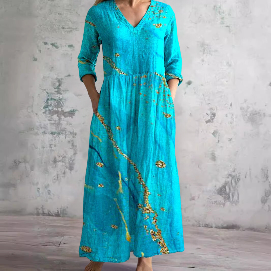 Clara – Elegante Jurk met bloemenprint