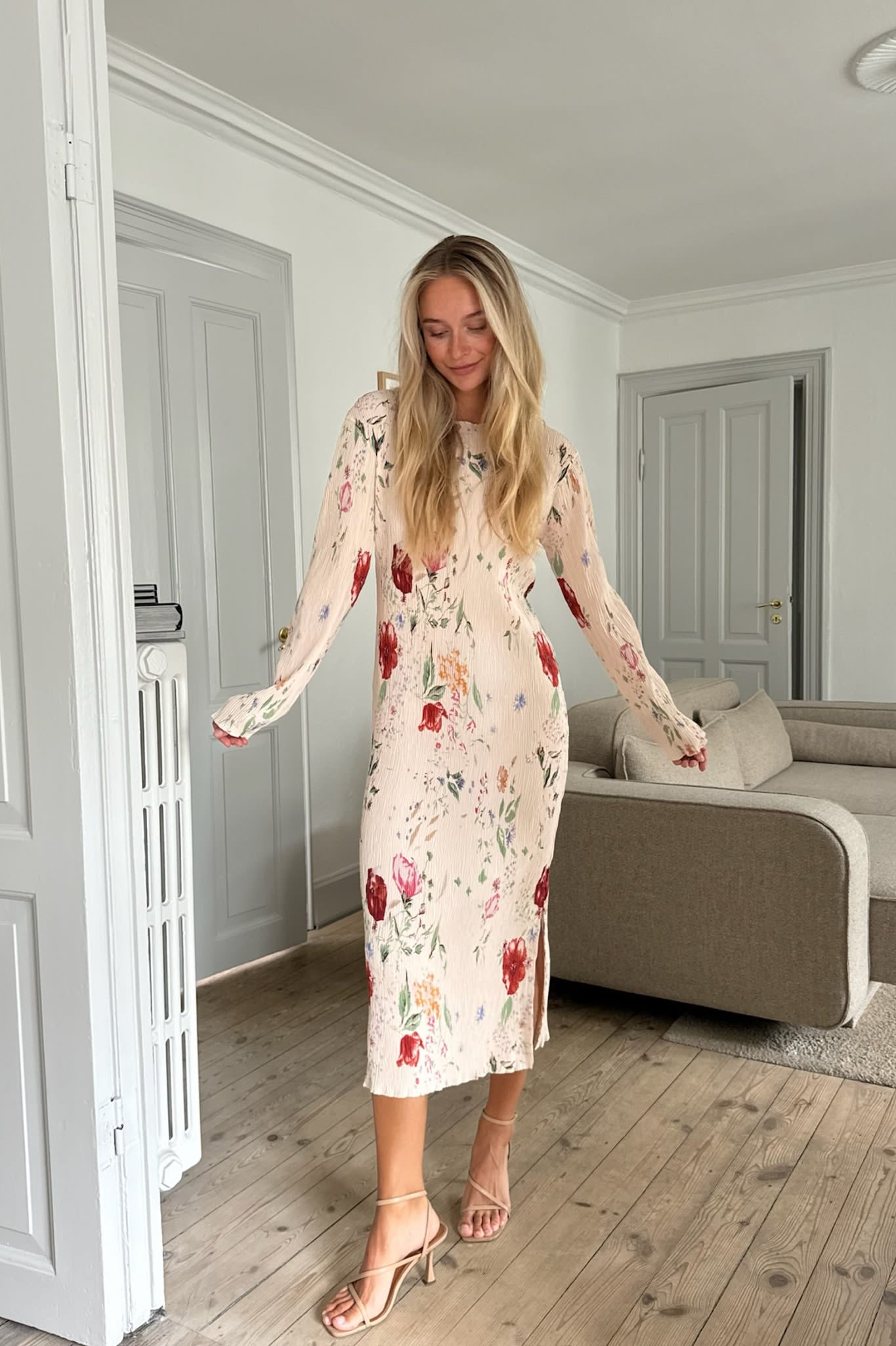 Freja - Jurk met bloemenprint